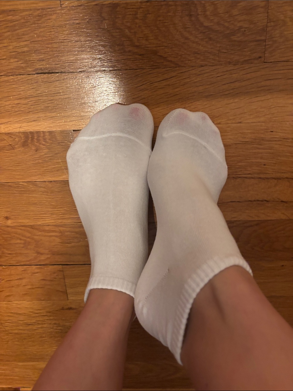 white ankle socks
